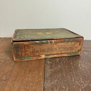 KING EDWARD the 7th‎ Mild Tobaccos Wood Cigar Box Made In Florida